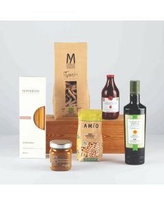 "Bio Bontà" - Cesto gastronomico Biologico con Pasta Mancini