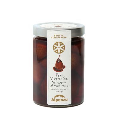 Martin Sec Pears in Red Wine Syrup Alpenzu 580 gr