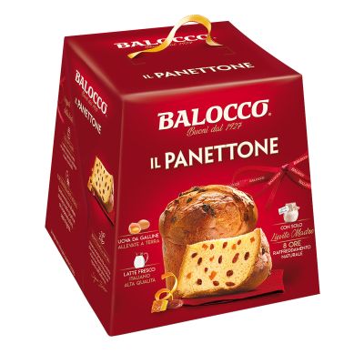 Classic Panettone in a case Balocco 500 gr