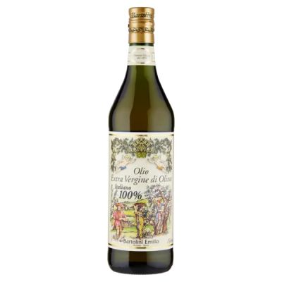 Bottle of extra virgin olive oil 100% Italiano Rotonda Angeli Bartolini 1 lt