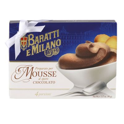 Prepared Chocolate Flavour Mousse Baratti Milano 90 gr