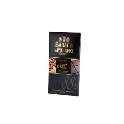 Extra dark chocolate 88% Baratti&Milano 75 gr