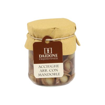 Anchovies with Almonds Daidone Sicilian Exquisiteness 160 gr