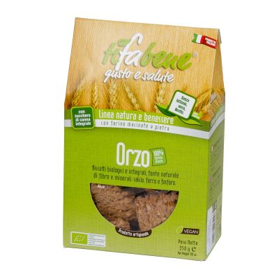 Biscuits with Organic Wholemeal Barley Flour TiFaBene 250 gr
