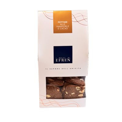 Biscuits Fettine with Almond and Cocoa I Dolci di Efren 180 gr