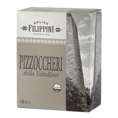 Pizzoccheri della Valtellina I.G.P. pasta Molino Filippini 500 gr