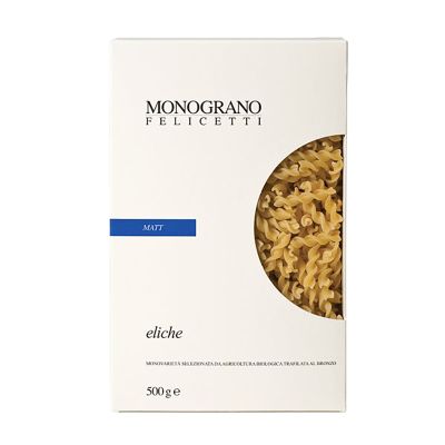 Organic eliche pasta Matt Monograno Felicetti 500 gr