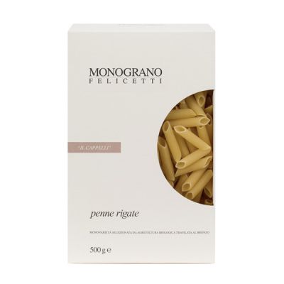 Organic Penne Rigate Pasta of Durum Monograno Il Cappelli Felicetti 500 gr
