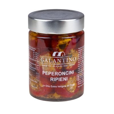 Hot Peppers Stuffed with Vegetables Frantoio Galantino 320 gr
