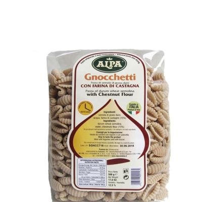 Gnocchetti with Chestnut Flour Alpa 500 gr