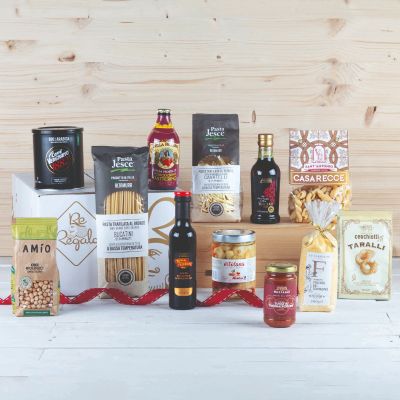 La Dispensa' - Gift box with pasta, extra vergin olive oil