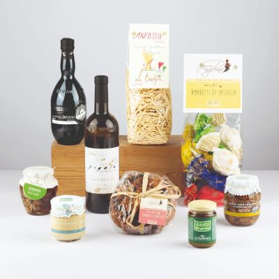 "Sapori della Tradizione" - Gastronomic hamper with trofie, pesto, evo oil