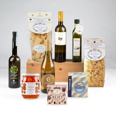 "Delizie Campane" - Campania gift box with Gragnano IGP pasta, Piennolo tomato