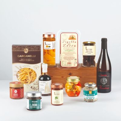 "Emilia Romagna" - Emilia Romagna food hamper with garganelli egg pasta, Bolognese sauce, chocolate salt cookies