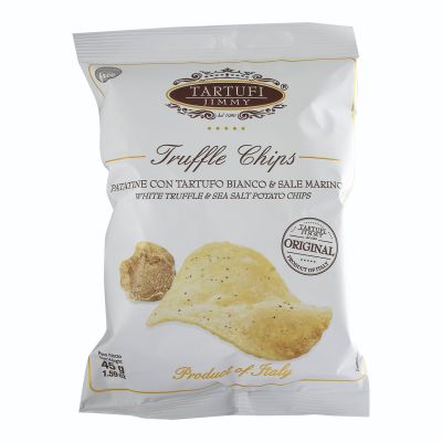 Truffle Chips con Tartufo Bianco e Sale Marino Jimmy Tartufi 45 gr