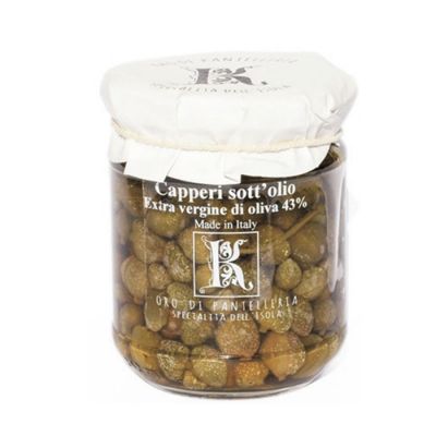 Capers in extra virgin olive oil Kazzen 90 gr