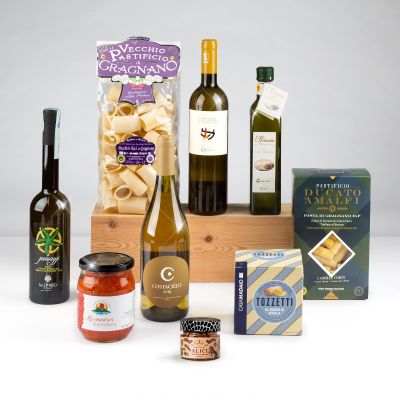 "Delizie Campane" - Campania gift box with Gragnano IGP pasta, Piennolo tomato
