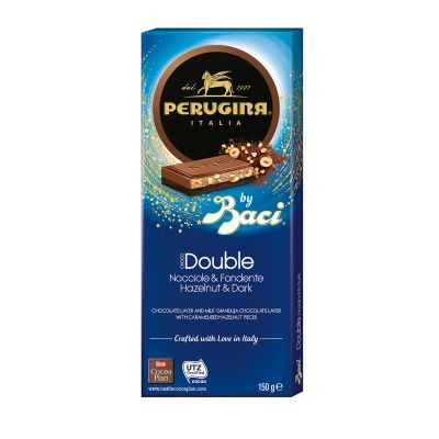 Choco Double Hazelnut and Dark by Baci Perugina 150 gr