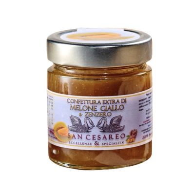 Jam with Yellow Melon and Ginger San Cesareo 200 gr
