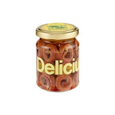 Gerollte Sardellen in Olivenöl Delicius Rizzoli 145 gr