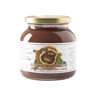 Creme von Maronen mit Rhum und Kakao Andrini Marmellate 360 gr
