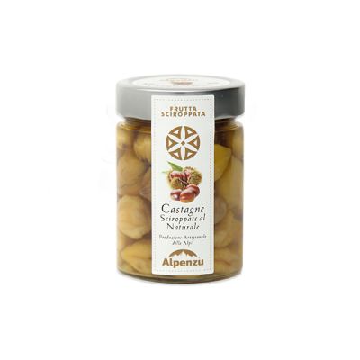 VASETTO CASTAGNE SCIROPPATE AL NATURALE ALPENZU 400 G
