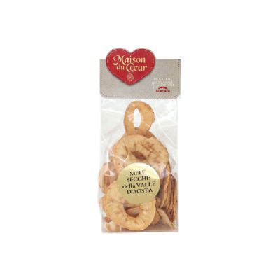 Getrocknete Äpfel aus Aostatal Alpenzu 50 gr