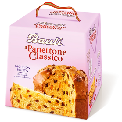 Klassischer Panettone im Karton Bauli 500 gr