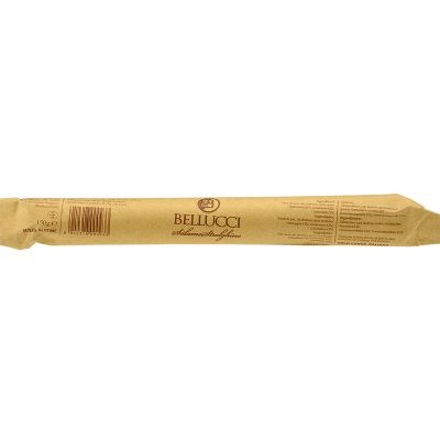 Vakuumverpackte Handverpackt Strolghino Salami Bellucci 150 gr