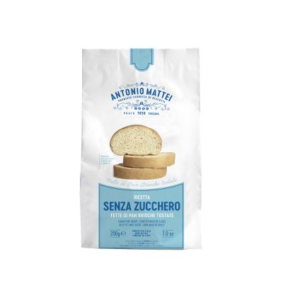 Scheiben von Pan Brioche Toast ohne Zucker Rezept von Antonio Mattei 200 gr