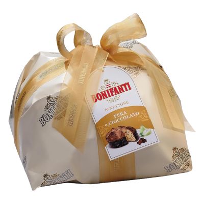 Panettone Kandierte Birne und Schokoladenstücken Bonifanti 1.000 gr