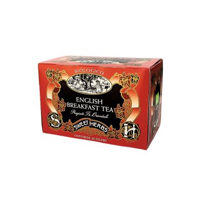 Bio English Breakfast Tee Sweet Herbs Brezzo 20 Filter