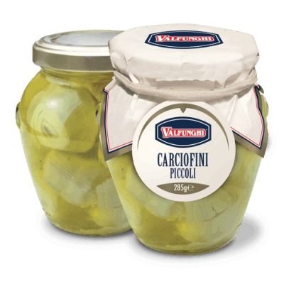 Ganze Kleine Artischocken Valfunghi 285 gr