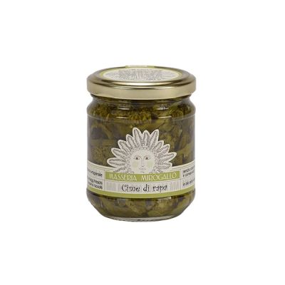 Rübenspitzen in nativem Olivenöl extra Masseria Mirogallo 180 gr