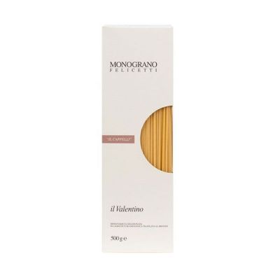 Bio Spaghettoni Pasta aus Hartweizen "IlValentino" Il Capelli Monograno Felicetti 500 gr