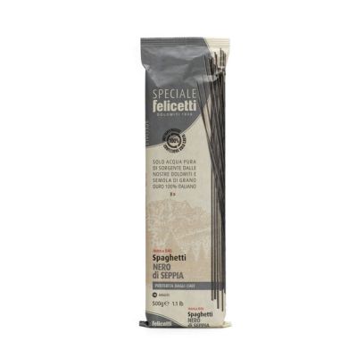 Spaghetti mit Tintenfisch Schwarze Spezialitäten Felicetti 500 gr