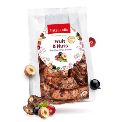 Fruit & Nuts Chips di Pane Fritz & Felix  150 gr