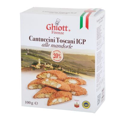 Kekse Toskanische Cantuccini mit Mandeln I.G.P. Ghiott 100 gr