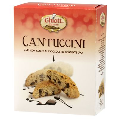 Kekse Cantuccini mit dunklen Schokoladentropfen Ghiott 100 gr