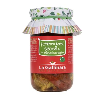 Getrocknete Tomaten in Nativen Olivenöl La Gallinara 180 gr