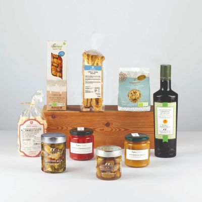 "Puglia" - Lebensmittelkorb mit Spezialitäten aus Apulien