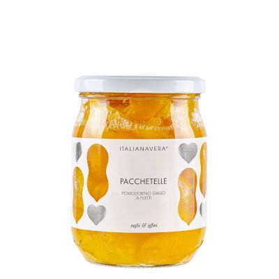 Pacchettelle Gialle Scheiben von Gelbe Tomaten Italianavera 550 gr