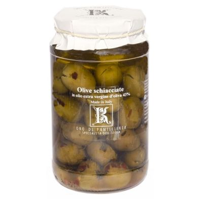 Zerdrückte Oliven in Nativem Olivenöl Extra Kazzen 460 g