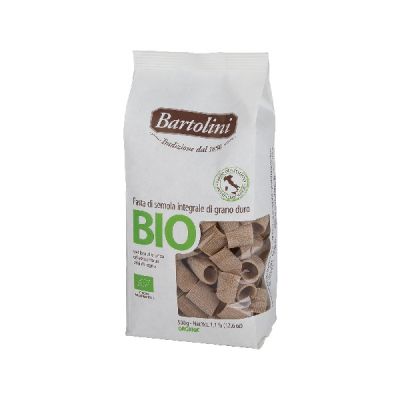 Mezze Maniche aus Biologische und Vollkorngrieß Frantoio Bartolini 500 gr