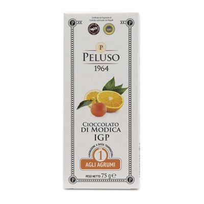 Cioccolato di Modica IGP agli Agrumi Peluso 75 gr
