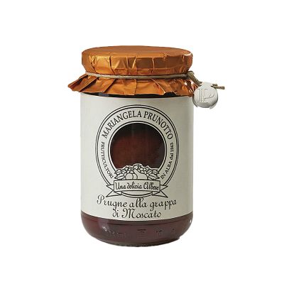 Pflaumen mit Grappa von Moscato Mariangela Prunotto 300 gr