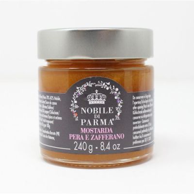 Mostarda di Pera Nobile e Zafferano Nobile di Parma 240 gr