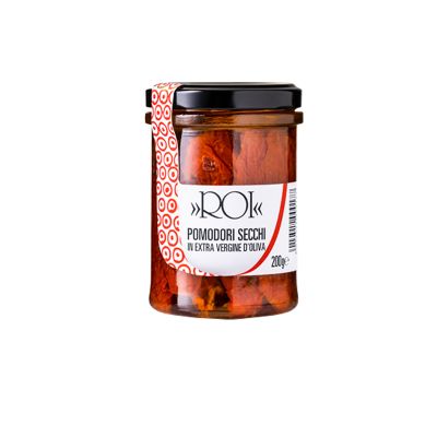 Ganze getrocknete Tomaten in nativem Olivenöl extra Roi 200 gr