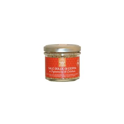Salz aus Cervia mit kalabrischen Chilischoten Salina di Cervia 100 gr