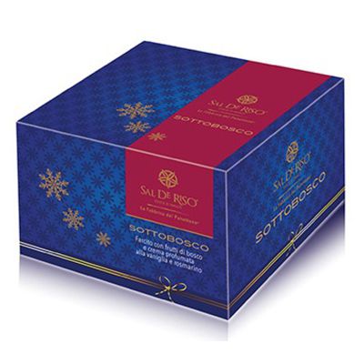 Sottobosco -Panettone gefüllt mit Beeren und Vanille-Rosmarin-Creme Sal De Riso 500 gr